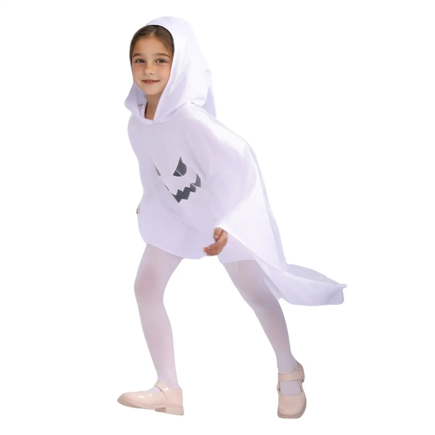 

Детский костюм белого призрака на Хэллоуин, костюм призрака на тему Par, халат из полиэстера, традиционная китайская сцена...