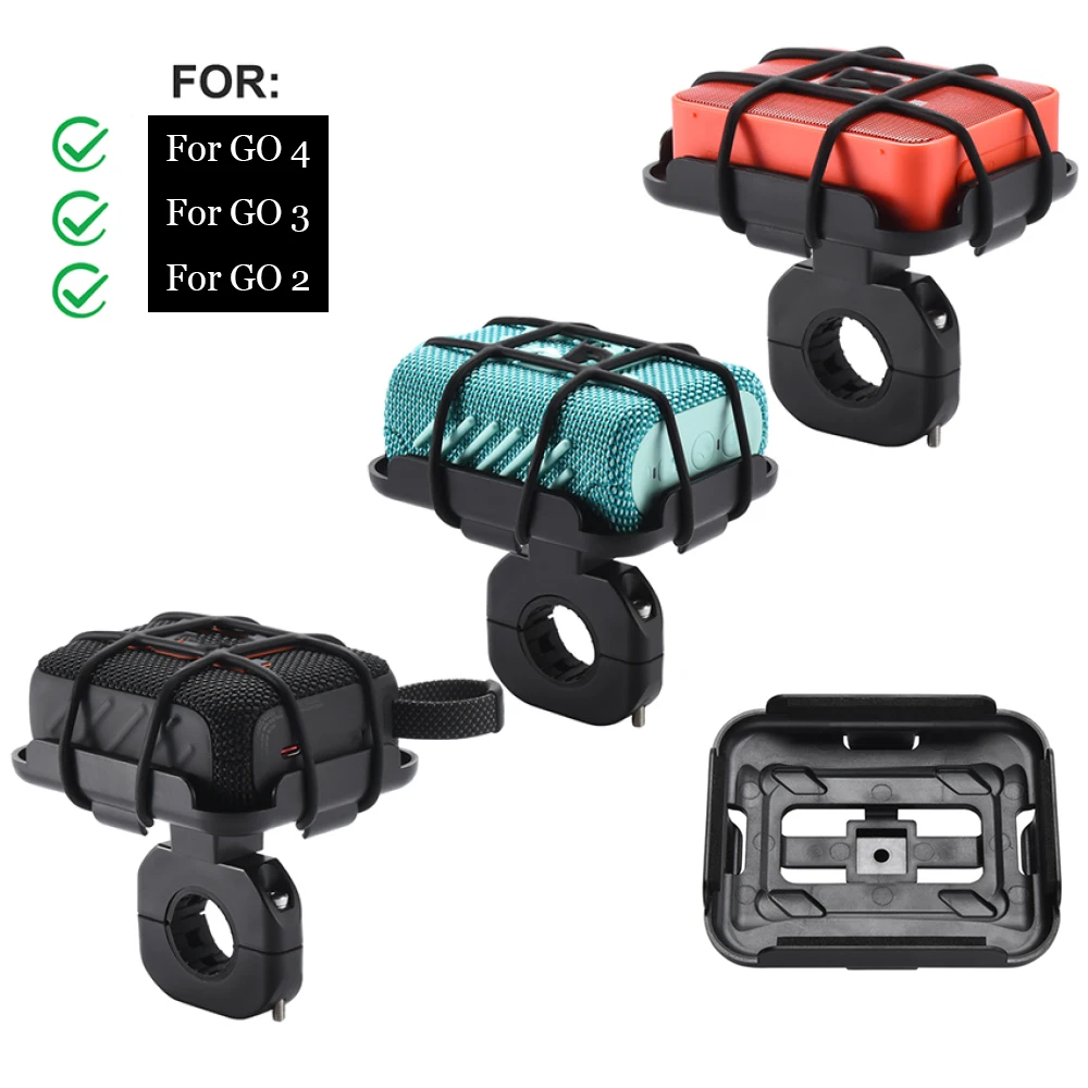 Universal Bicycle Speaker Mount Anti-slip Portable Road Bike Bracket Speaker Rack Stand Speaker Holder For JBL GO 4/GO 3/GO 2