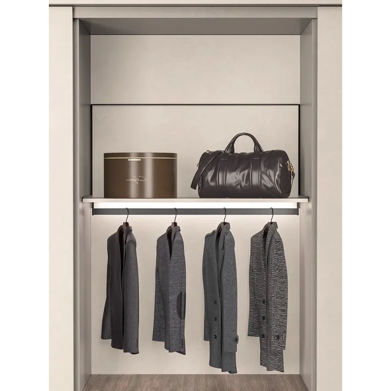 electric wardrobe hardware aluminum metal cloth leather hanger furniture wardrobe rod lifter intelligent