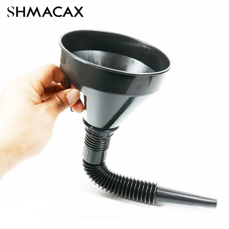 2-In-1 Refueling Funnel with Strainer Can Spout for Oil Water Fuel Petrol Diesel Gasoline for Auto Car Motorcycle Bike Truck ATV