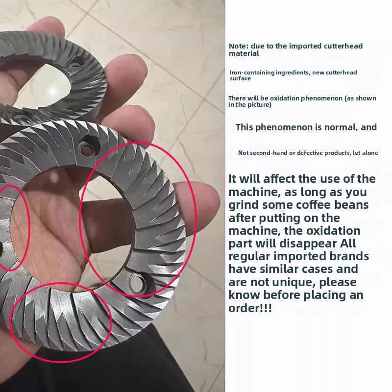 Per macinacaffè Anfim importato italiano 64/75mm testa di taglio regolare/rivestita in titanio