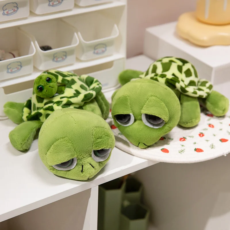 Turtle Doll Throw Pillow Mother And SonTurtle Doll New Cute Cartoon Turtle Plush Toy Big Eye Turtle Plush Toy Children Toy Gifts