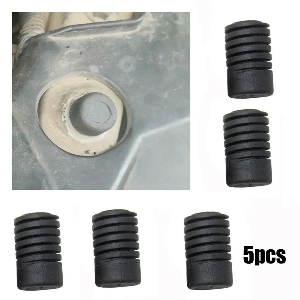5 Pcs Car Hood Bumper Rubber Cushion Cushioning Cushion Plug For Modern Car Bumper Cushioning Pad Car Protection Accessories