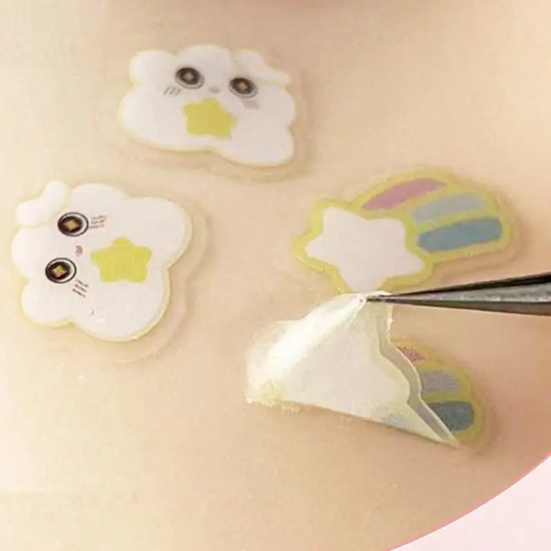 20pcs Removal Pimple Patch Skin Care  Treatment Sticker Cute Cloud Shaped  Treatment Sticker Invisible  Cover