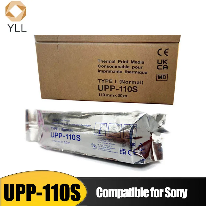 Papel térmico de UPP-110S para impresora de ultrasonido, suave, para Sony UP-890, UP-895MD, UP-D895, UP-897MD, UP-D897