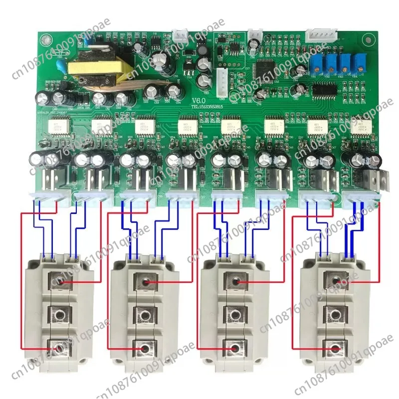 Three-phase Four-arm Sine Wave IGBT Module Driver Board