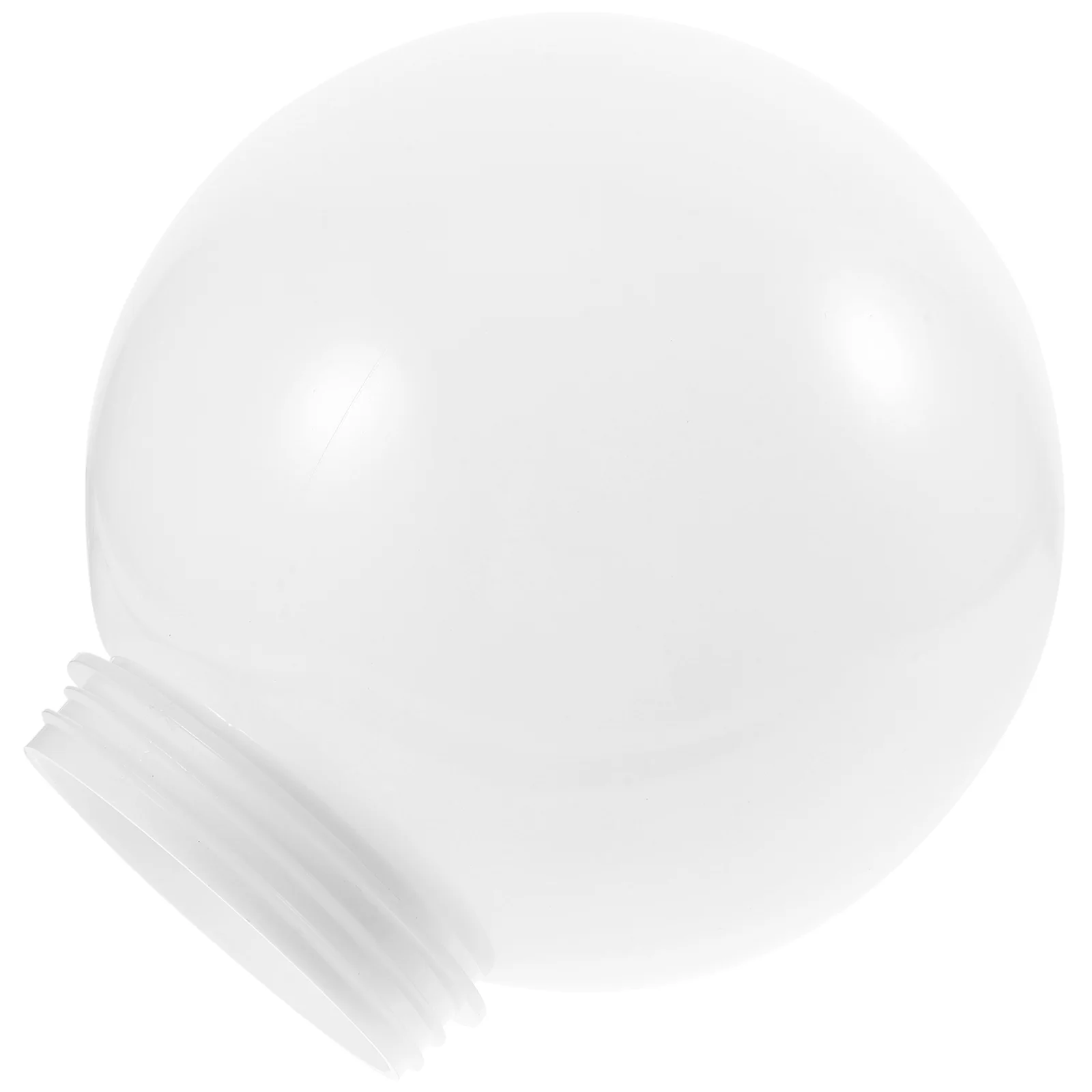 Light Bulb Lamp Shade Replacement Acrylic Light Bulb Shade Spherical Lamp Post Light Bulb 10Cm Base Round