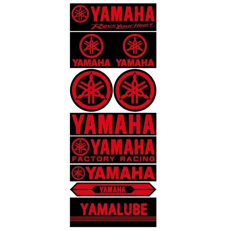 New Motorcycle Side Strip Bike Helmet Sticker Car Styling Vinyl Decal for Yamaha Motorcycle Sticker Decoration Car Sticker