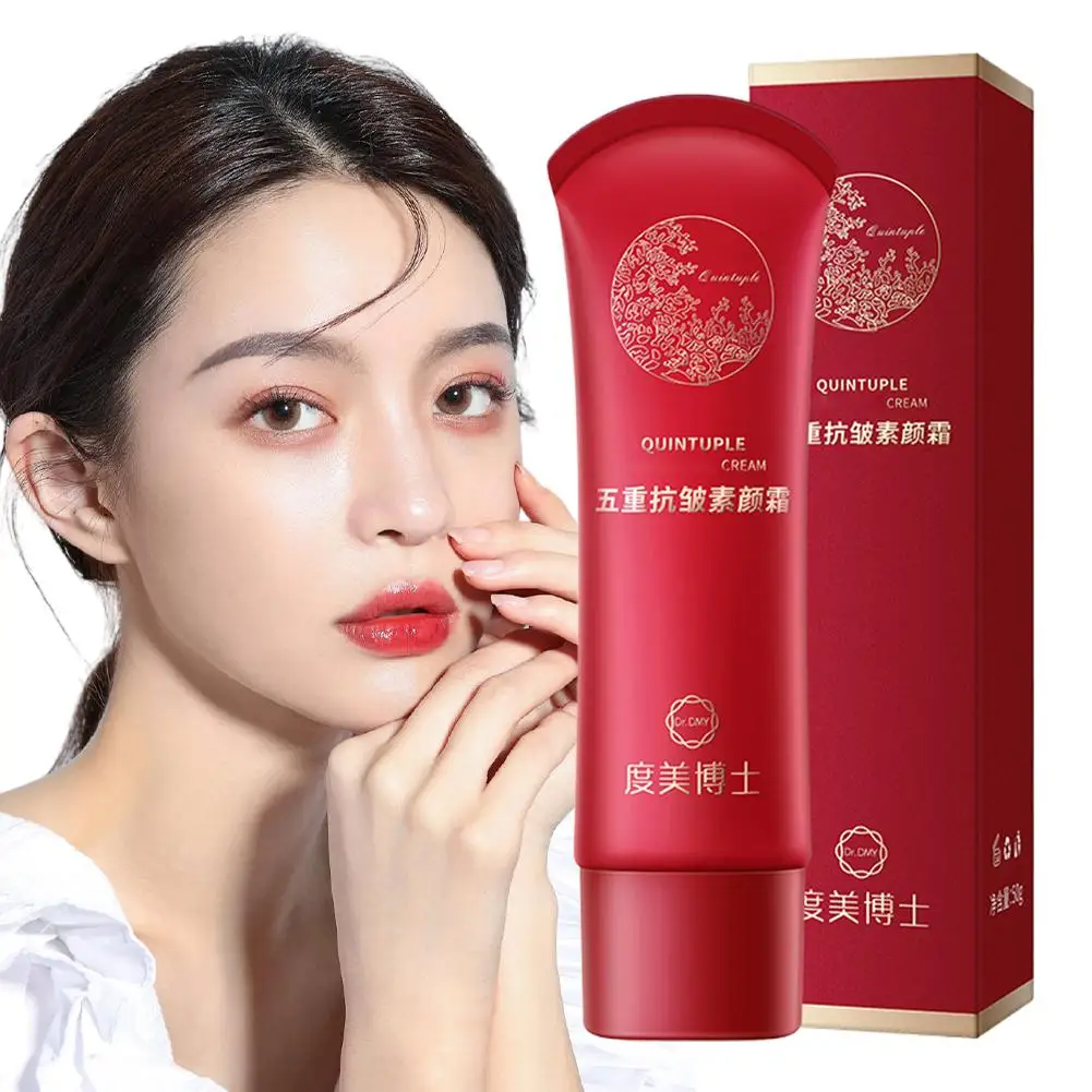 50g Five-fold BB Face Cream Anti-Aging Moisturizing Cream Makeup Control Isolation Long-lasting Waterproof Concealer Oil W5G9