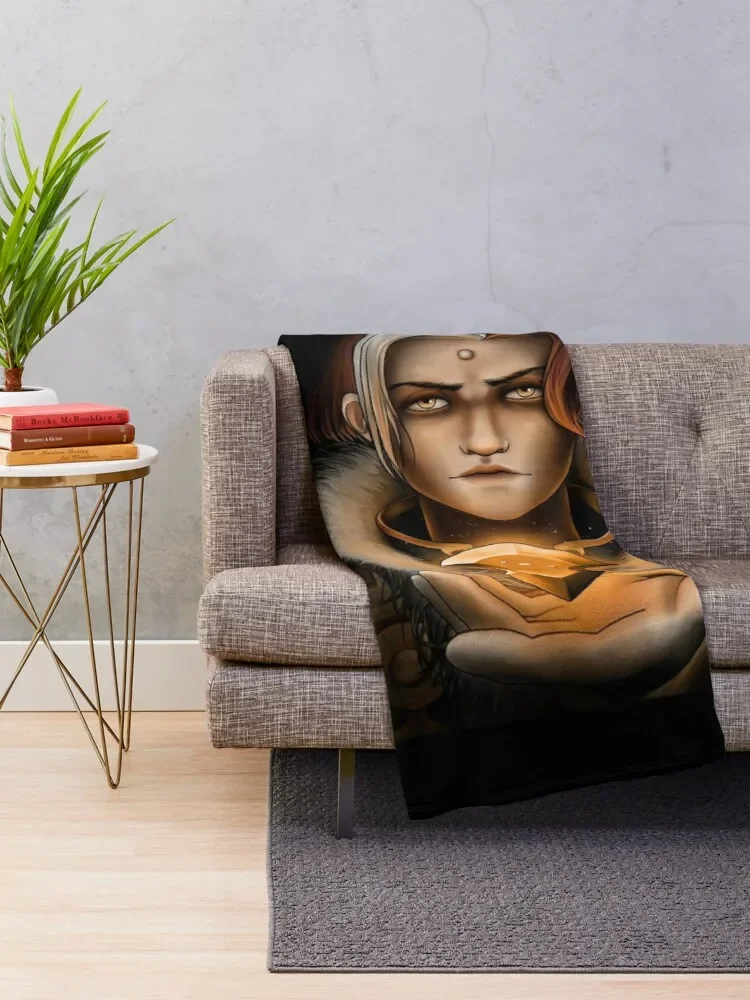 Emet-Selch and Azem's Crystal Throw Blanket Sofas bed plaid Retros Blankets