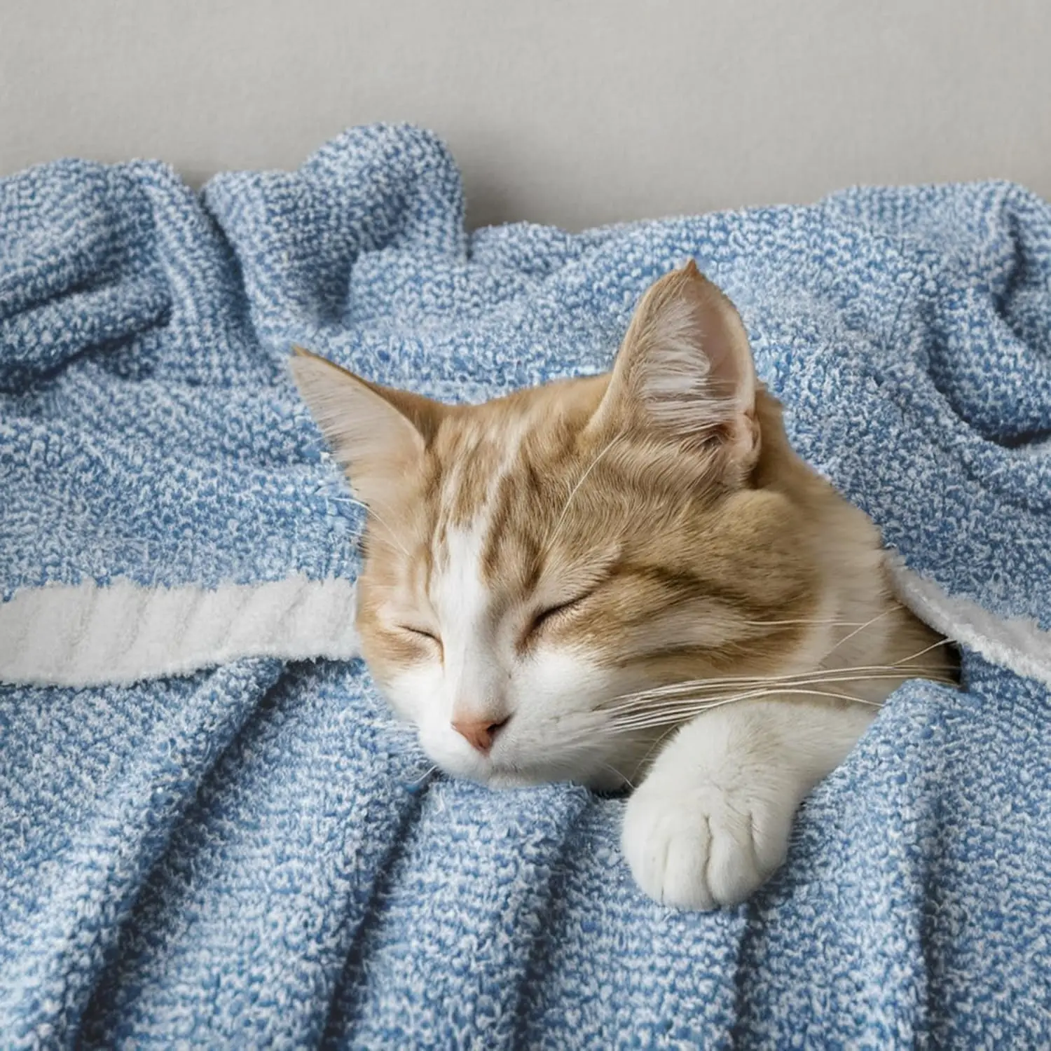 

Miulee Blue Super Soft Throw Blanket For Bed, Twin Size Cozy Fluffy Warm Blankets Knit Blankets For Couch, Sofa, Chair, Living