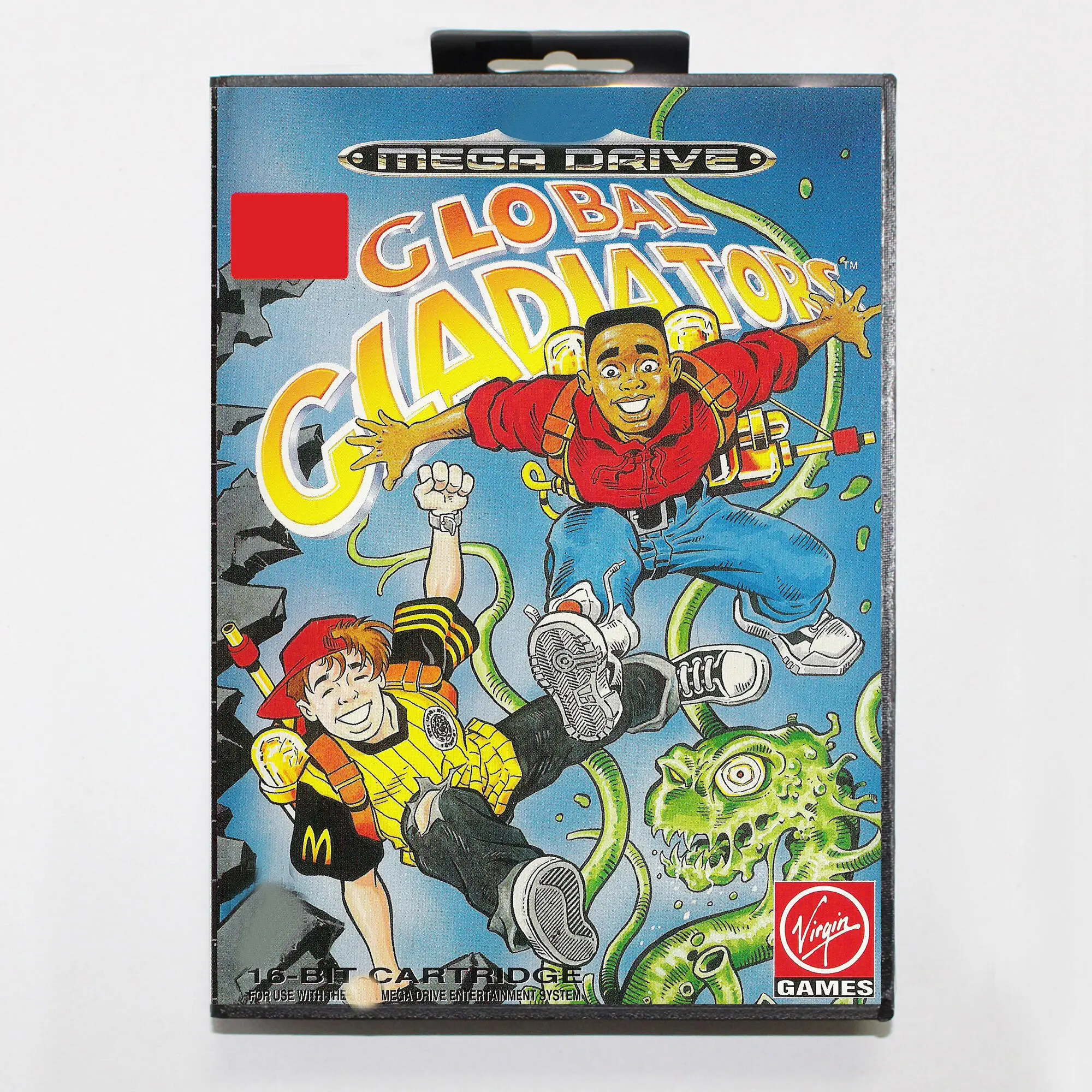 Global Gladiators MD Game Card with EUR Box for 16 Bit Sega Megadrive Genesis system