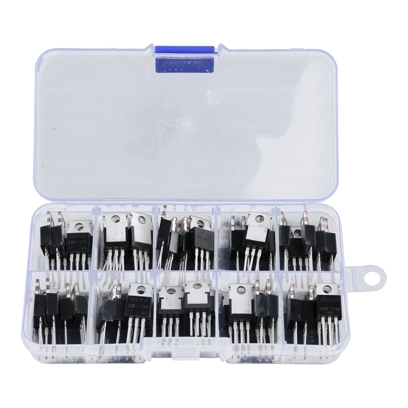 مجموعة متنوعة من ترانزستورات Mosfet IRF640 IRF740 IRF840 IRF3205 IRF9540 IRFZ44 IRF510 IRF 520 IRF530 IRF540