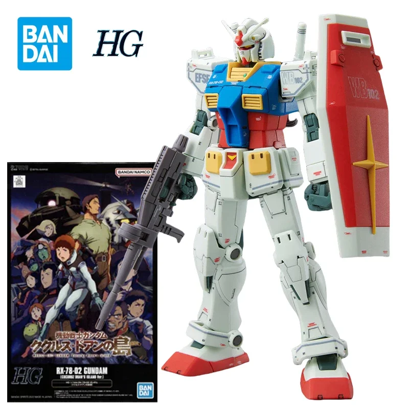 

Фигурка Bandai HG RX-78-02 Gundam, версия Cucuruz Doan's Island Сборная модель Mobile Suit Gunpla: игрушки и подарки