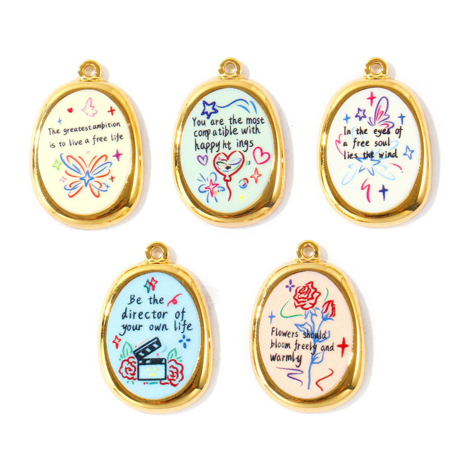 2 stuks positieve energie-cita - Jewelry Making Quotes recensie en prijs