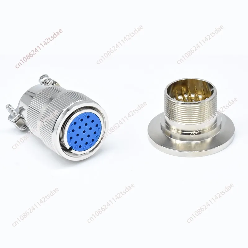 KF16 Stainless Steel Glass Sintered Multi Core Vacuum Feedthrough Connector
