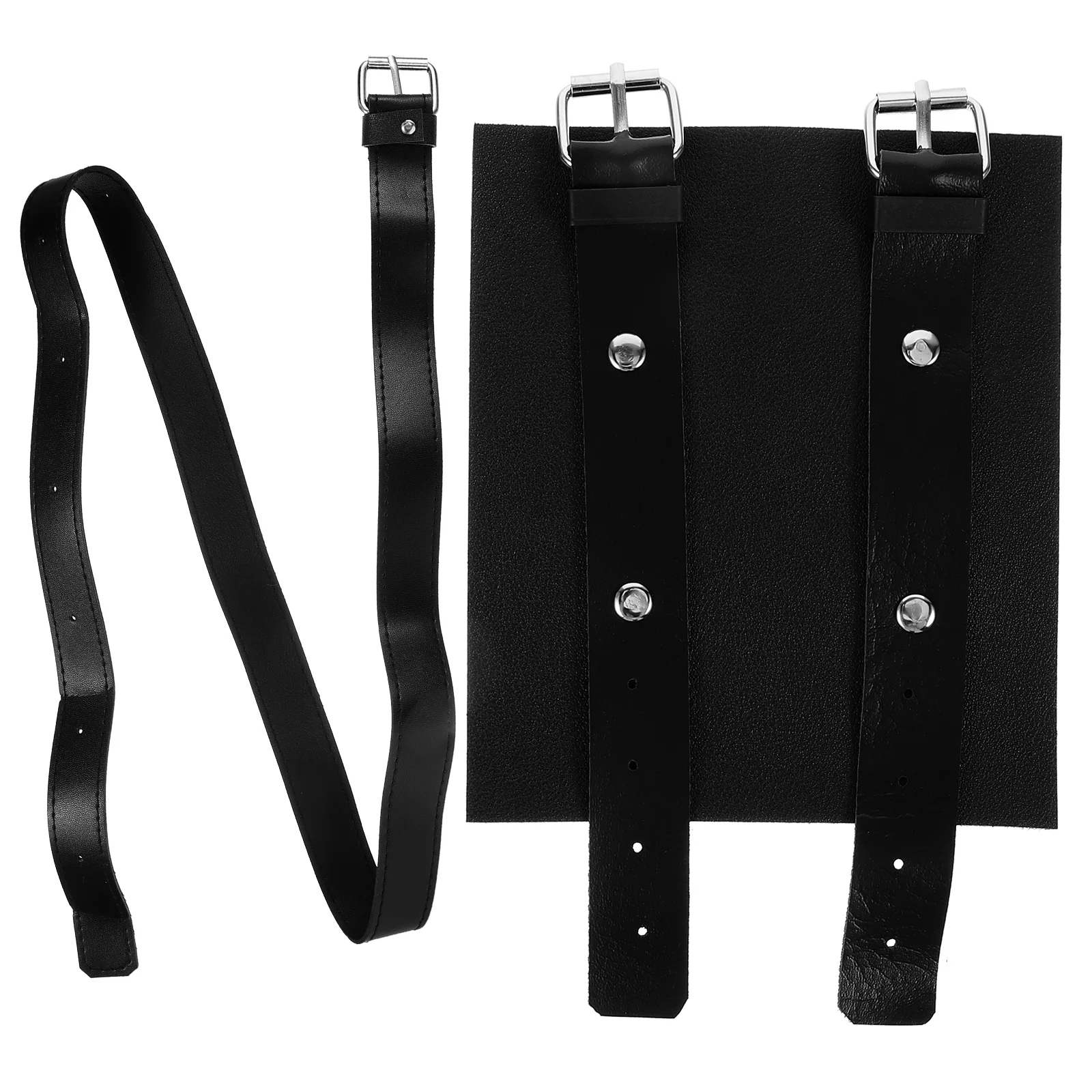 

Scabbard Sword Holder Three Lanyards Belt Holder Adjustable PU Material For Swords Tools Storage Waist