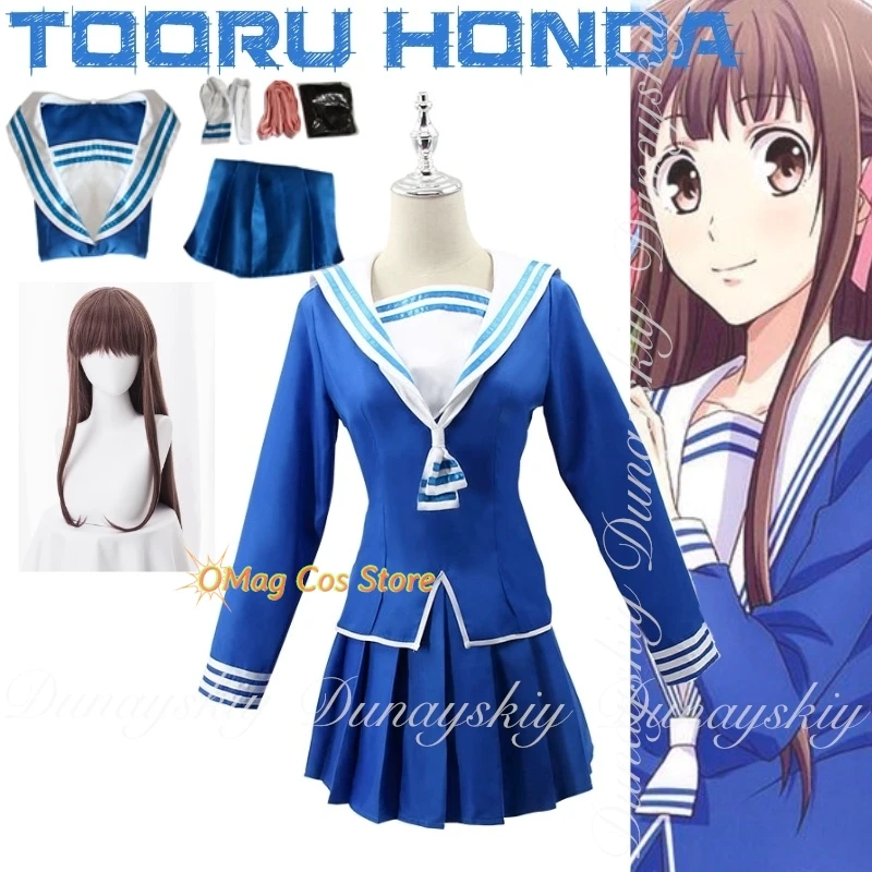 

Fruits Basket The Final Season Anime Tooru Honda Cosplay Kind Optimistic High School Girl With Uniform Cosplay Costume Full Suit