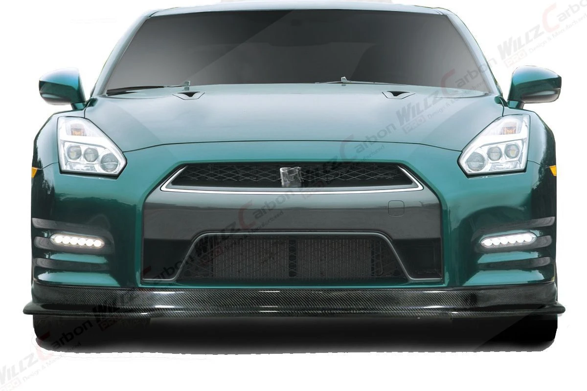 

Suitable for Nissan GTR-R35 modified carbon fiber small surround front lip from 2012 to 2016