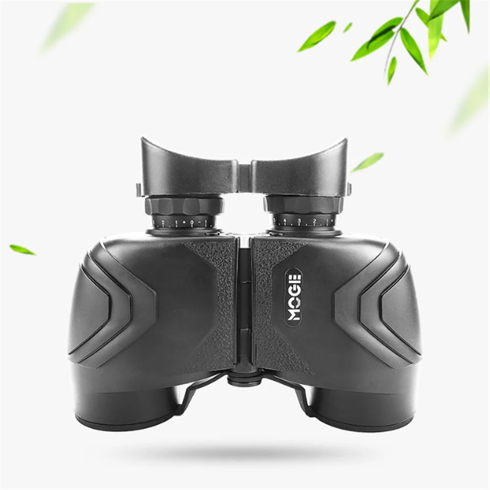 MOGE 7X50mm Binoculars Non-infrared Low Light Night Vision Waterproof Anti-fog Belt Compass Navigation Distance BAK4 Telescope