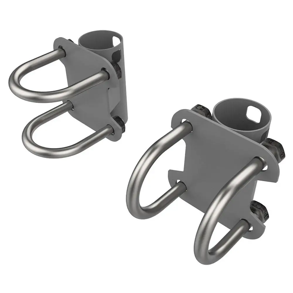 Soporte Universal en U para montaje en casero, soporte para platos StarLink, mástil de techo a poste a adaptador de montaje de tubería, tornillo de acero inoxidable