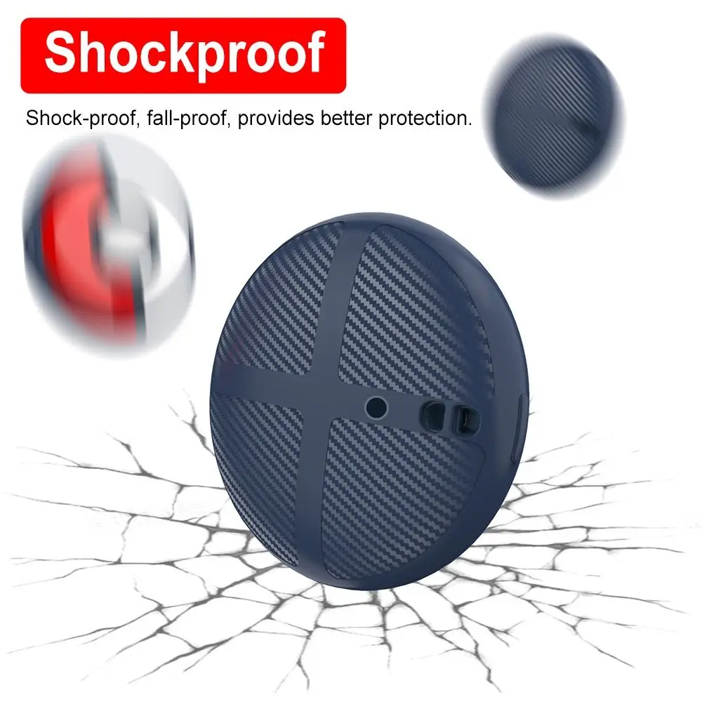 Profissional estojo protetor macio, cobertura total, TPU poke bola capa, lavável, resistente ao desgaste, back shell para Pokémon Go Plus jogo