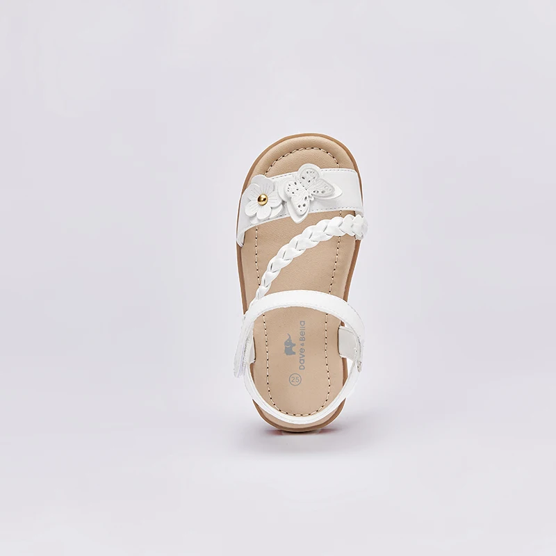 Dave Bella Summer Baby Girls Sandals Fashion Toddler Shoes Kids Princess Shoes Open Toe Beach Outdoor Sandals DB2241567