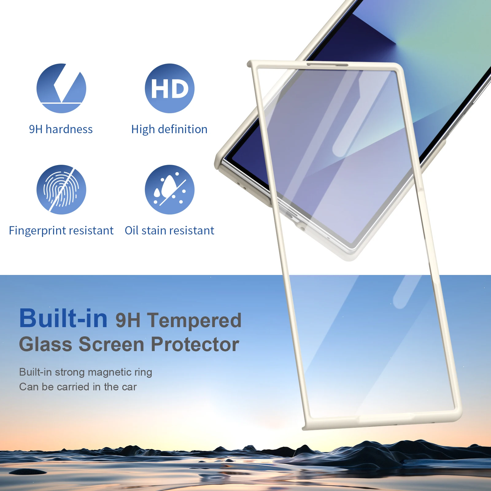 Dla Samsung Galaxy Z Fold 7 6 5 4 3 360 °   składane etui ochronne na telefon z pełnym zakryciem, wykonane z szkła hartowanego, z magnetycznym zamknięciem — zdjęcie produktu 6