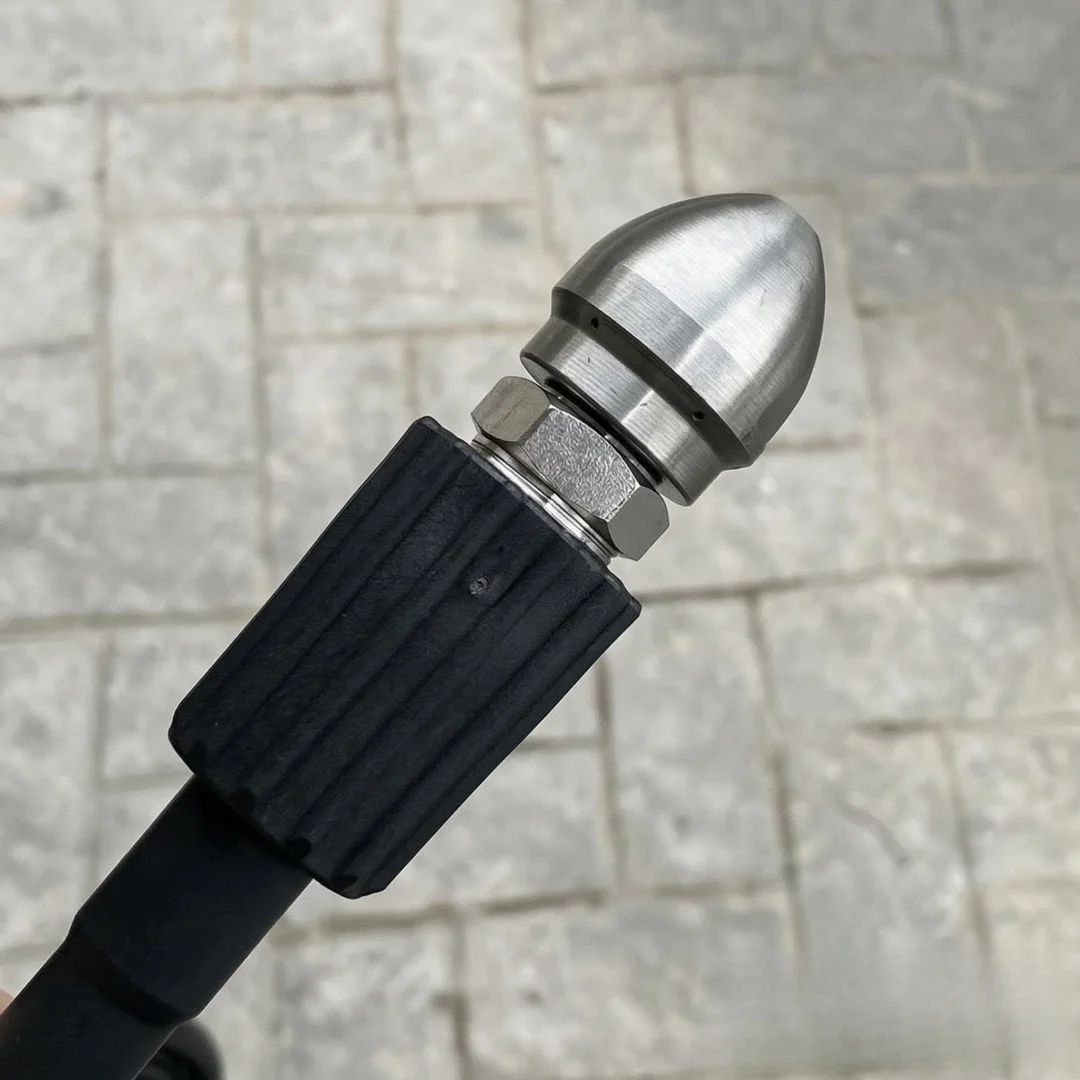 40L/Min High Pressure Washer Clog Cleaning Nozzle Sewer Pipeline Dredging Spray Adapter With G1/2 G3/8 Thread image 2
