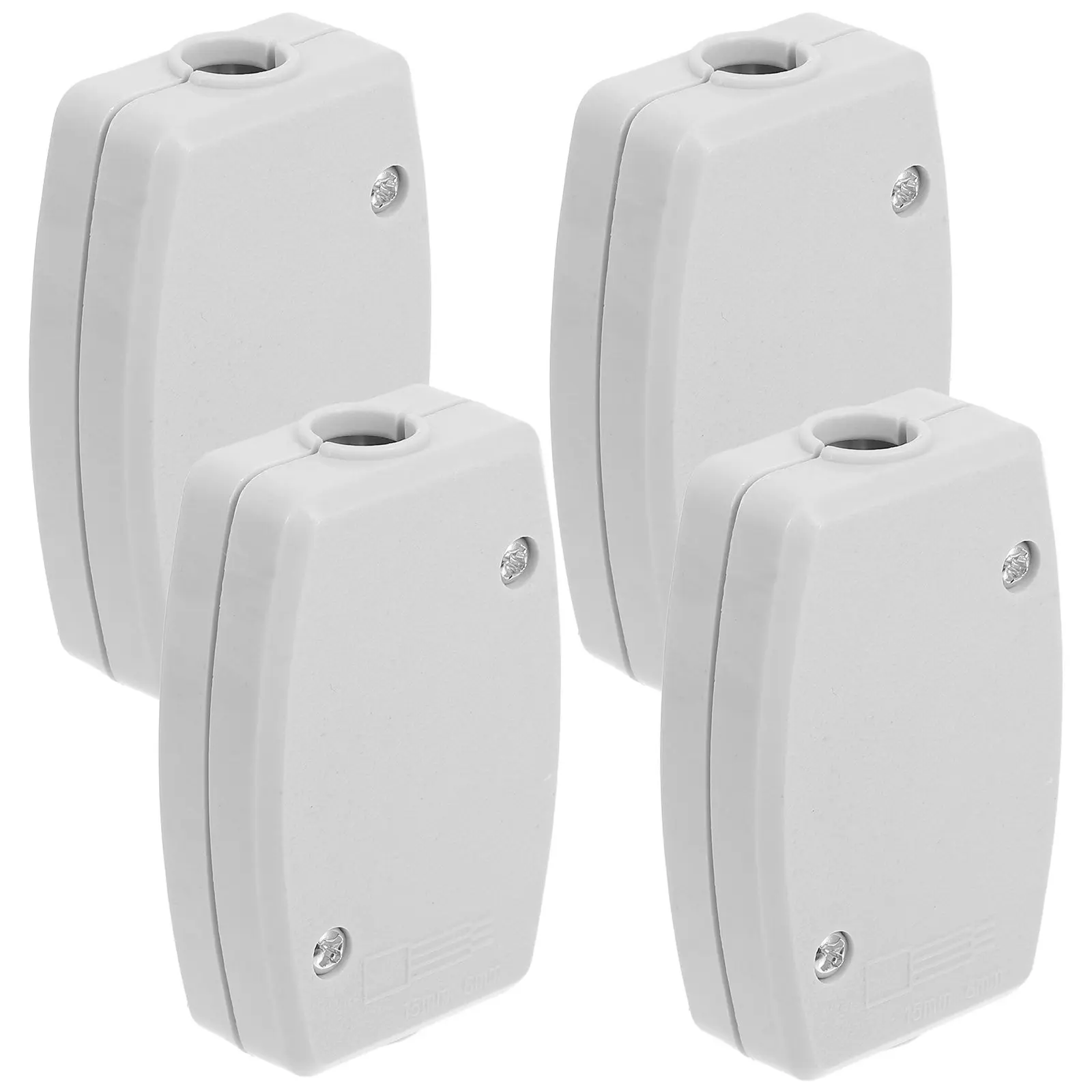 4Pcs Terminal Junction Box Plastic Sturdy Multifunctional Electrical Connector for DIY Projects Wire Cable Wiring Terminal Box