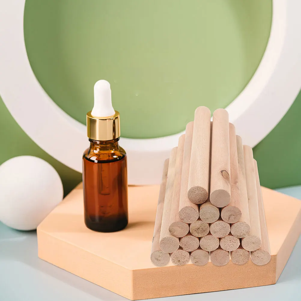 

10Pcs Wooden Dowel Rods Smooth Surface Multipurpose Craft Wood Sticks for Home Decor DIY Accessories Wooden Dowel