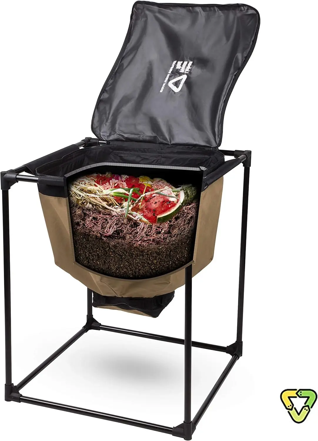 

Контейнер для компостирования червей Easy Harvest со съемным дном — без молнии, большая вместимость