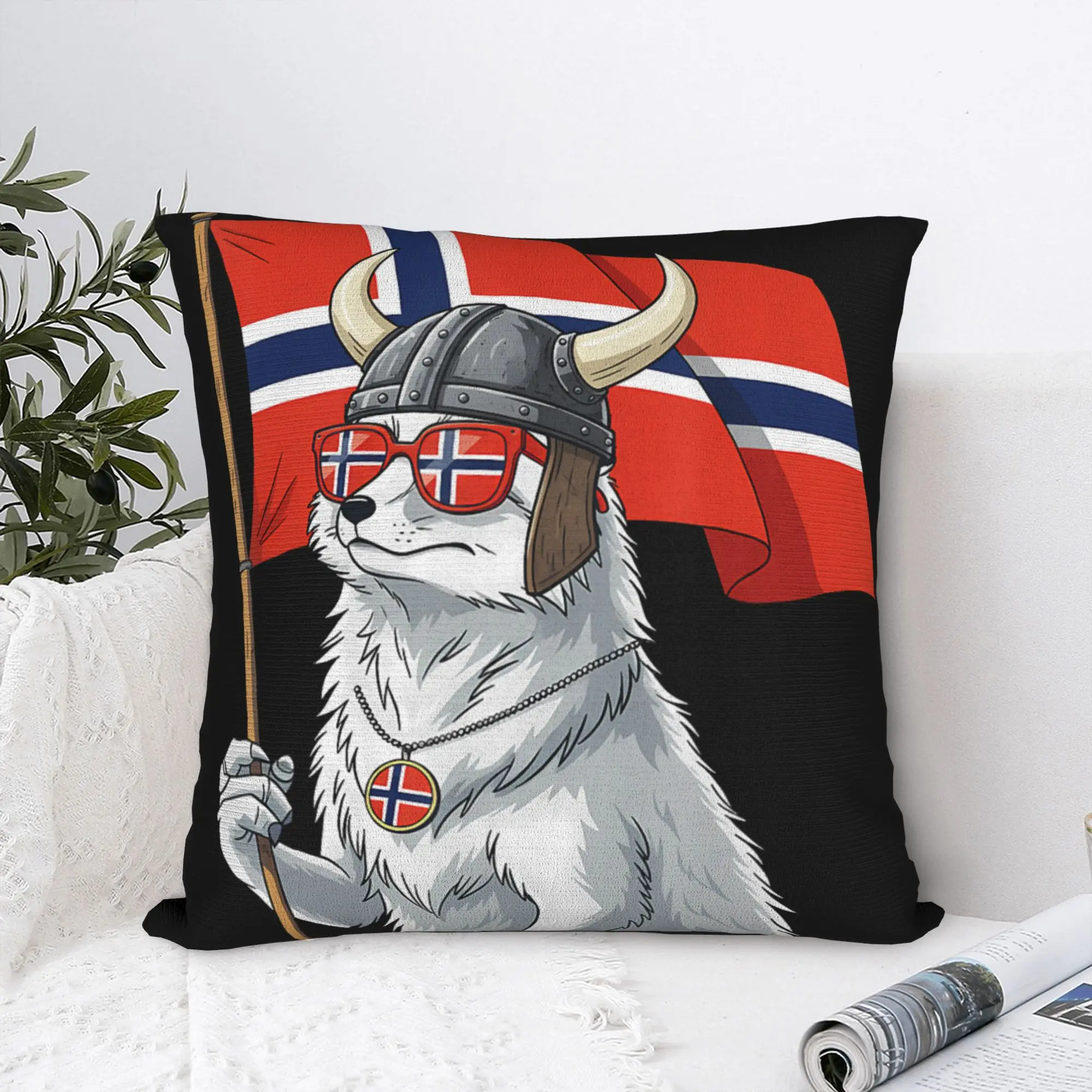 Norway Flag Norge Norwegian Pride Pillow Cover Fashion Pillow Case For Wedding Party Home Decor Comfy Pillowcases Birthday Gift