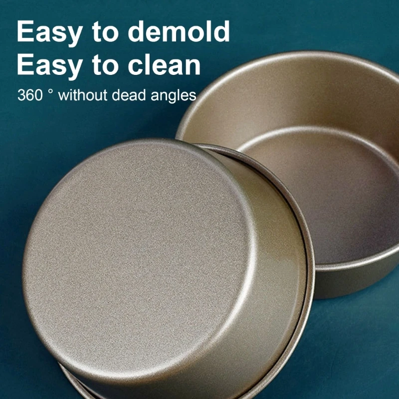 Nonstick เค้กแม่พิมพ์เค้กรอบรูปเค้ก Bakeware เนื้อเหล็กคาร์บอนกระทะอบครัวเบเกอรี่ Dropshipping