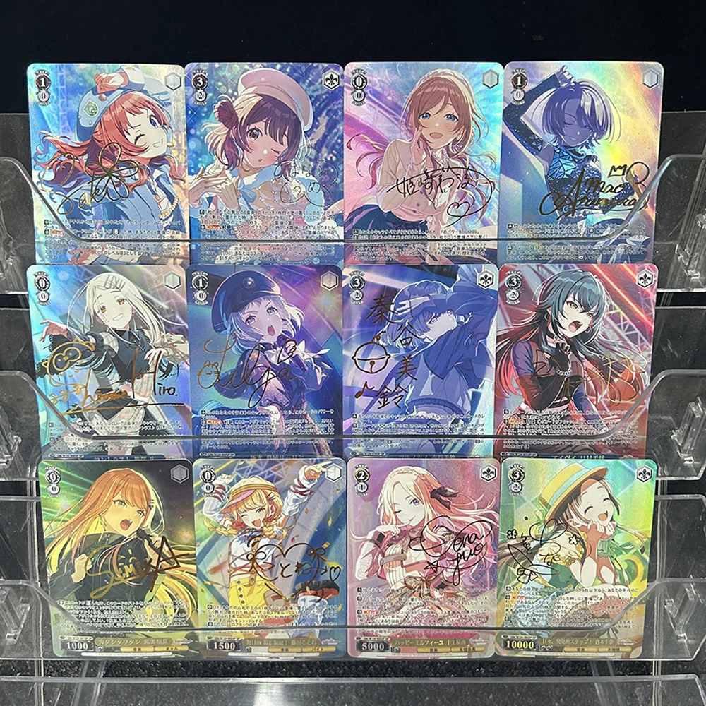 لتقوم بها بنفسك 12 قطعة/المجموعة أنيمي لعبة مدرسة المعبود ماستر Hanami Ume Gim/W124-037Sp SP Gim/W124-068SP SP فلاش احباط بطاقة دمى هدايا