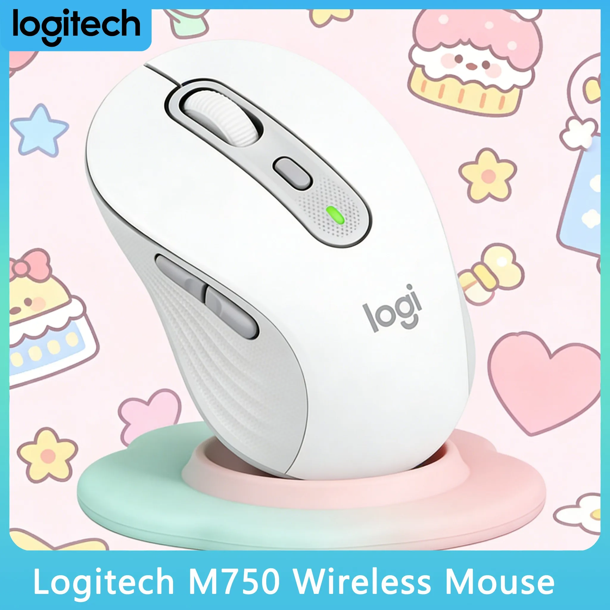 

Logitech M750 Smart Scroll Wheel Mouse Adjustable DPI Office Productivity Boost