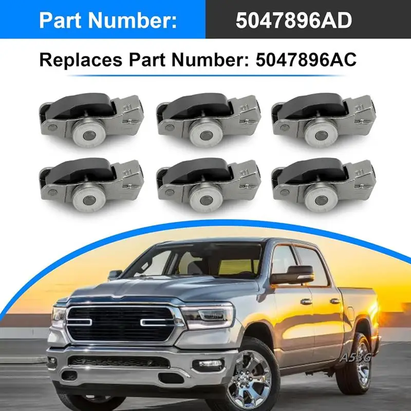 

Valve Rocker Arm 5047896AC 5047896AD For Chrysler Pacifica Dodge Durango Jeep Wrangler Grand Cherokee Ram Promaster 1500
