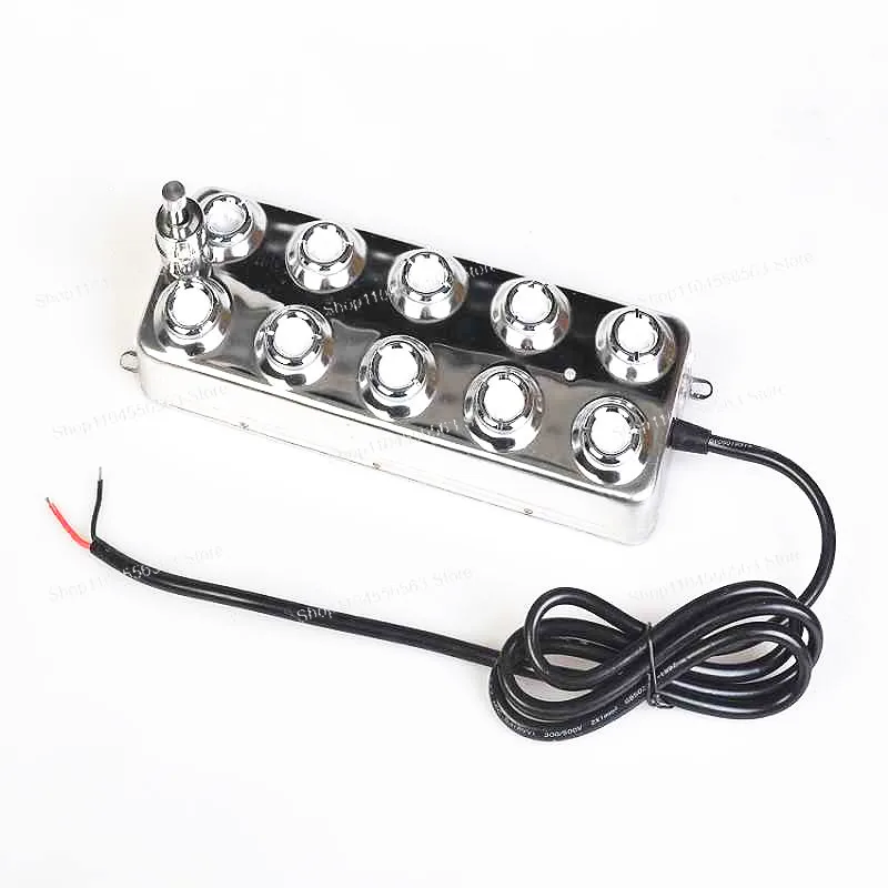 

Промышленный ультразвуковой туманообразователь с 10 головками постоянного тока 48 В — высокопроизводительный туманообразователь для увлажнения фонтана, пруда и теплицы ​