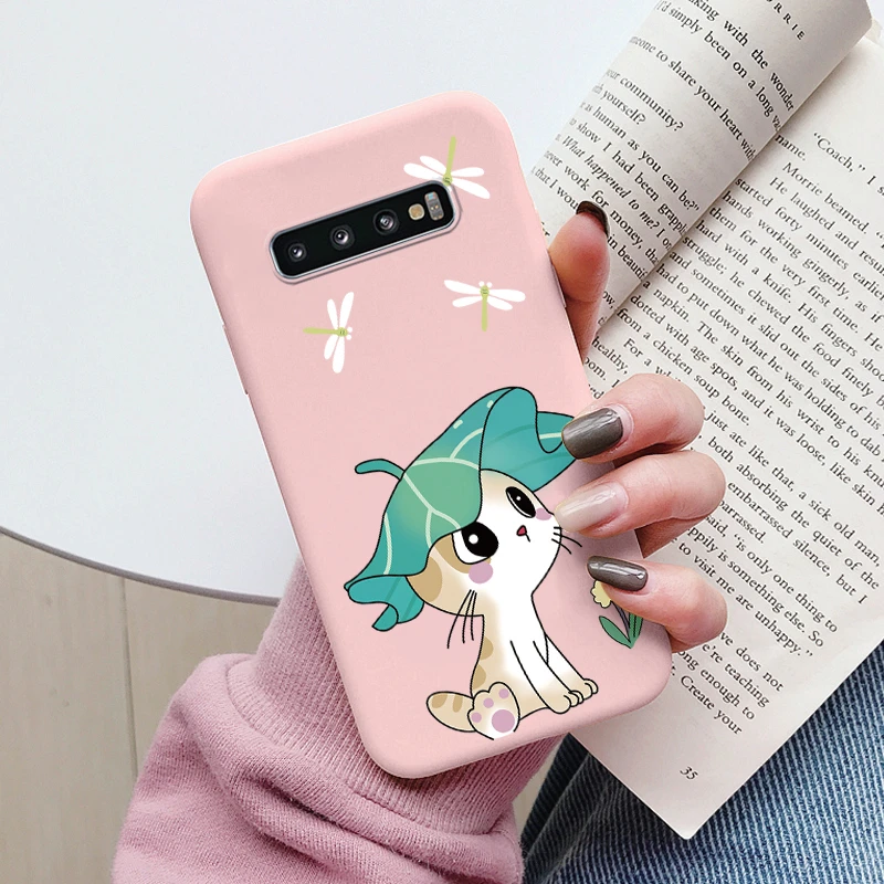 Fall Für Samsung Galaxy S10 S10 Plus S10E Telefon Abdeckung Nette Cartoon Candy Gemalt Weiche TPU Coque Für Samsung S10 s10 + S10E Funda – Detail 19