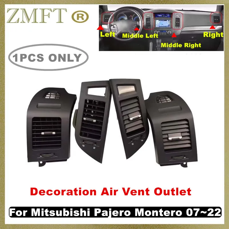 

1PCS Car Air Conditioner Decoration Air Vent Outlet Airvent For Mitsubishi Pajero Montero V93 V95 V97 V98 V87 2007~2022