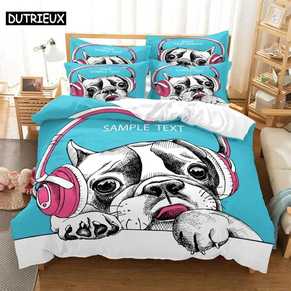 

Puppy Bedding Duvet Cover Set 3d Digital Printing Bed Linen Fashion Design Comforter Cover Bedding Sets Bed Set