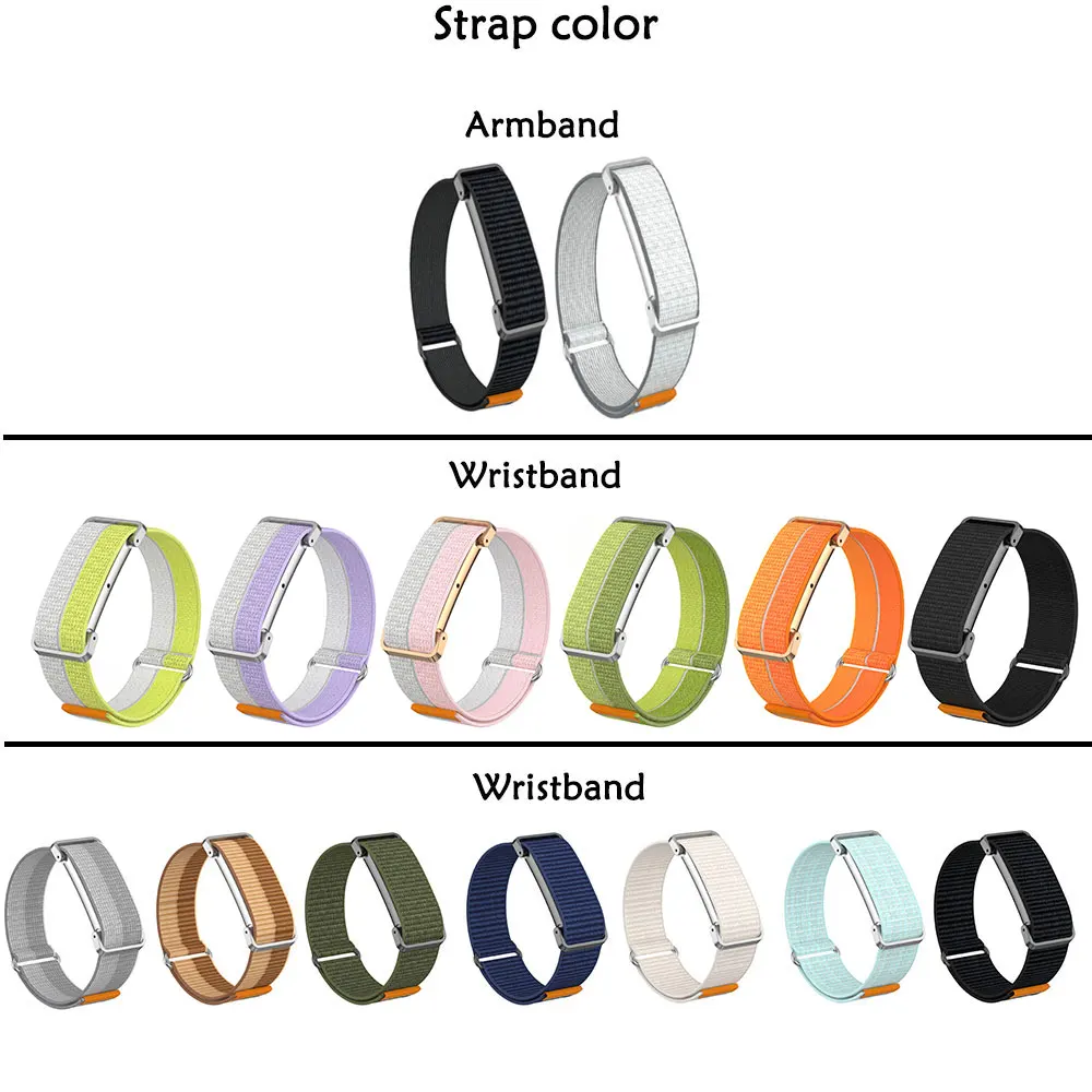 3PCS Breathable Camlet Nylon Wristband Exclusively for Fitbit Air Lightweight One-Piece Metal Frame Nylon for Google Fitbit Air