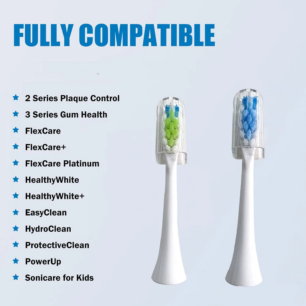 رؤوس فرشاة الأسنان البديلة مع رؤوس فرشاة الأسنان الكهربائية من Philips Sonicare Hx6053 Hx6042 Bm928
