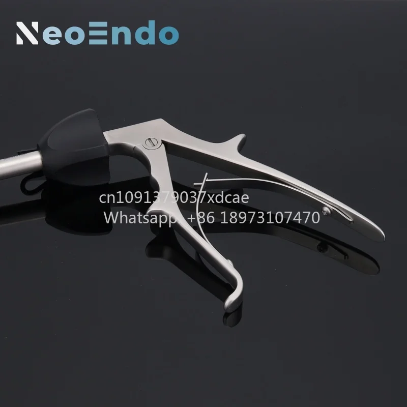 2026 New 10mm Laparoscopic Titanium Clip Applier Single/Double Action, Ligation Clips Applicator