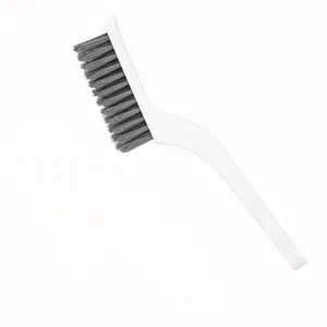 Hartborsten Schuhbürste Plastik Griff Griff Schlafzimmer Hausstudent täglich multifunktional Reinigung 6 Hauptverkaufsschuhe Pinsel - №3