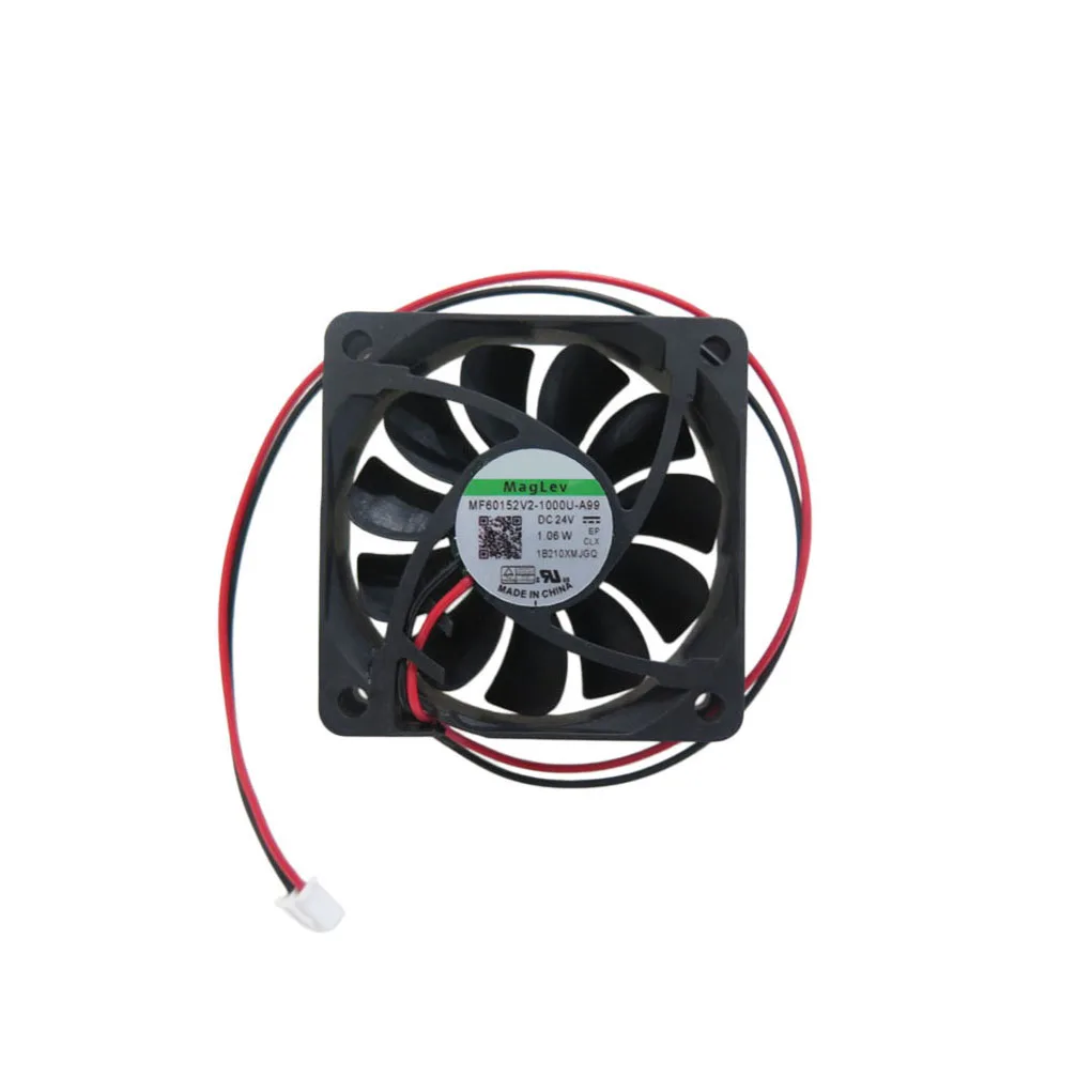 For SUNON MF60152V2-1000U-A99 DC24V 1.06W 6CM 2Lines Cooling Fan