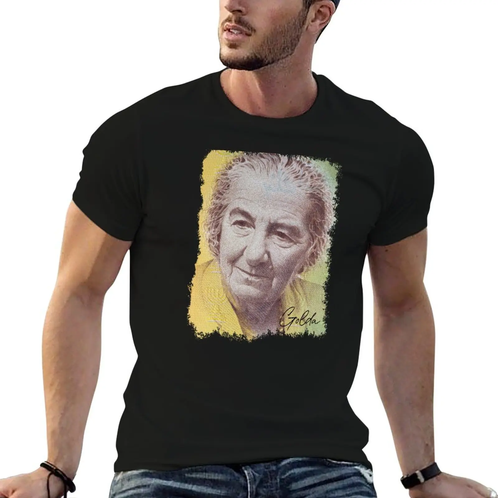 

Golda Meir T-Shirt man t shirts for men casual t shirts for man cotton soft T-Shirt