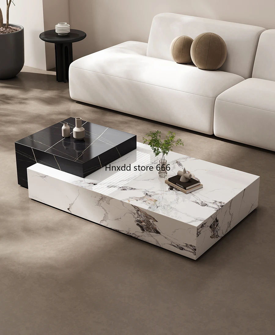 Modern simple living room household rectangular combination coffee table