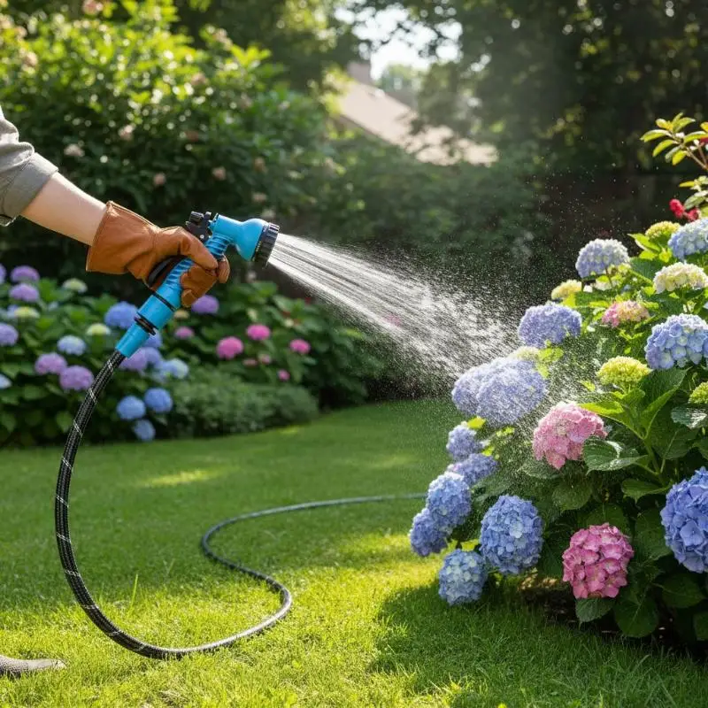 Garden Hose Water Pipe 7 Spray Modes Water Hose Non Folding Design High-Pressure Water Pipe For Courtyards Lawns Car Washing