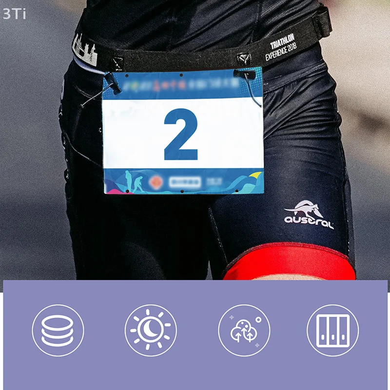 Поясной ремень для бега на открытом воздухе, триатлоны, марафонский ремень с номером и беговым поясом, гелевый держатель, тканевый ремень, спортивные аксессуары